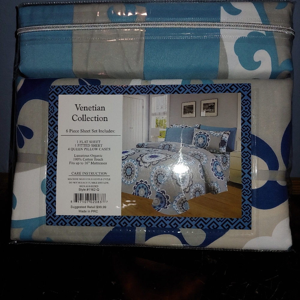 Queen bed sheet set - Picture 7 of 7
